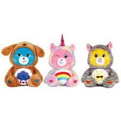 NEW Care Bear 12.5 Snuggle Friends 3-pack Set Grumpy Cheer and Funshine FREE SHP