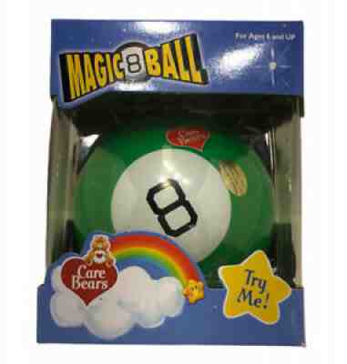 Care Bears Magic 8 Ball Sababa Toys New in Box Good Luck Bear Mattel NIB