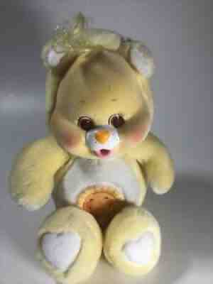 Vintage 1986 Kenner Care Bears Cubs Funshine Cub Yellow Cute Mint