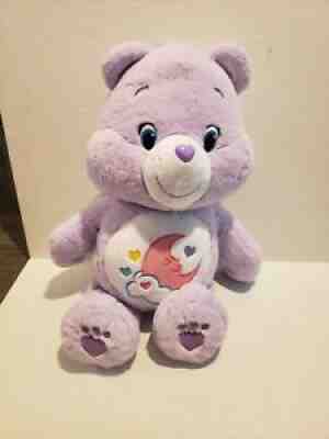 Sweet Dreams Care Bear Plush 20â?Purple 2016 Stuffed Animal EUC Soft Lovey (E5)
