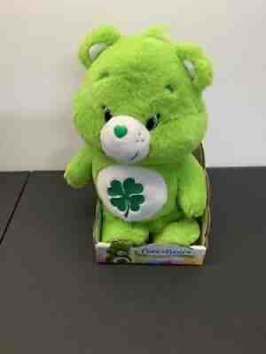 2016 Care Bears Plush Good Luck Lucky Green Shamrock Bear 14â? Stuffed Animal Toy