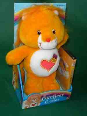 NIB Care Bear Cousins Brave Heart Lion 2004 Stuffed Toy Plush DVD