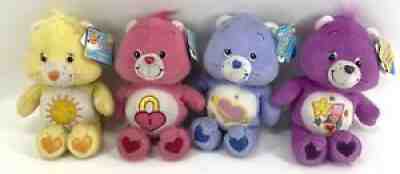 Care Bears 2002-2004 Plush Lot of 4 Daydream Secret Surprise Funshine 8