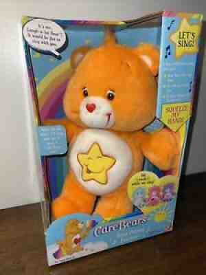 NEW Carebears Sing Along Friends LAUGH A LOT Bear Three Different Songs & Rocks