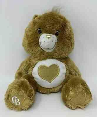 Care Bear 2008 Heart Of Gold Swarovski Crystal Eyes Plush Stuffed Animal Toy 12â?