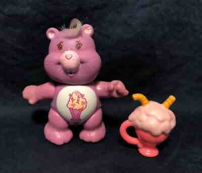 Vintage Kenner Care Bear Poseable Figure SHARE BEAR Share-a-Like Shake Accessory