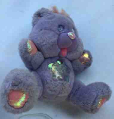 Original Care Bears *SWEET DREAMS BEAR Collectible Plush Vintage Very Lilac Pur