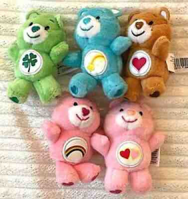 World's Smallest Toys Care Bear Lot Blind Capsule Box Super Impulse Plush 3"