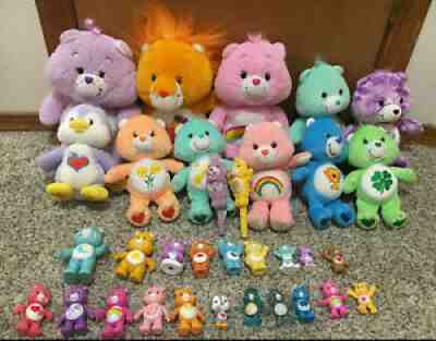 Care Bears & Cousins Plush Figure Lot Of 33 Toys Cheer Best Friend Bear