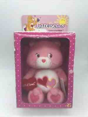 2004 Care Bears Take Care Bear Love-A-Lot Valentine's Day JAKKS Pacific Box Dam