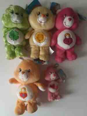Care Bears Lot of 4 8