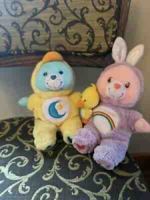 Cheer Bear + Sleepy Time Care Bear Easter Limited Edition Costumes
