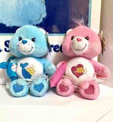 Care Bears Baby Hugs and Baby Tugs Bear Plush 2003 Collectorâ??s Edition With Tags