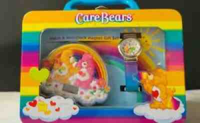 2003 care bears watch and magnet digital clock NOS