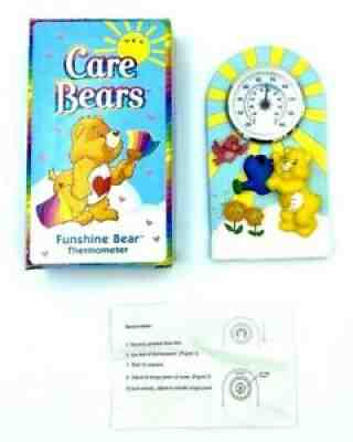 NEW 2004 Care Bears Funshine Bear Thermometer RARE Yellow Bear
