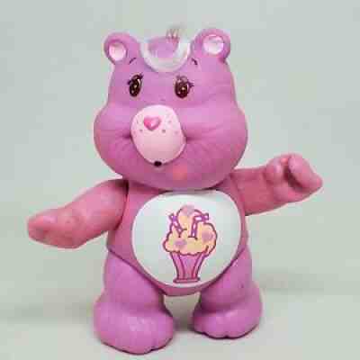 Vintage Care Bears Poseable Figure Share Bear 1983 Kenner Purple Milkshake â?¨