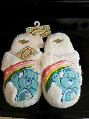care bear slippers size 7 8 never worn with tags