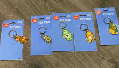 Care Bear Metal Keychain Lot Anerican Greetings NOS!