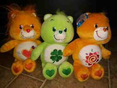 Lot of 3 Care bears 10