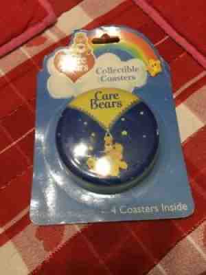 New In Package CARE BEAR Collectible Coasters Set 4