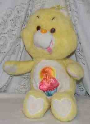 Vintage 1983 Kenner Care Bear Birthday Bear Bigger Bear 17 to 18 inches tall