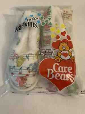 RARE CARE BEARS Music Notes Slippers Shoes For Kids SIZE 9-101/2