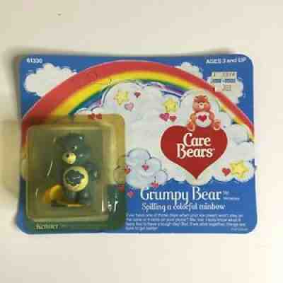 Vintage Kenner Care Bears Grumpy Bear Figure Miniature