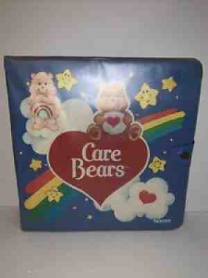 80â??s Vintage Care Bears Kenner Carrying Storage Collector Case Binder Bear Box