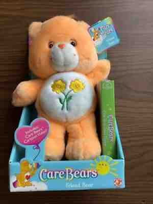 New In Box Care Bear 2003 Friend Bear Plush Cousins 12â? W/ Sealed VHS & Tags