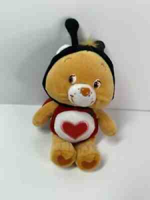 Care Bears Tenderheart Ladybug Costume Plush Stuffed Animal Heart Tummy 2006 10