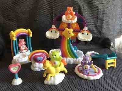 Care Bears LOT Carnival Playground toy set figurines 2002
