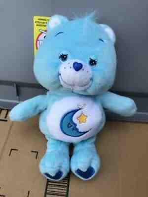 Care Bear, light blue, bedtime Bear with moon and star, 2004