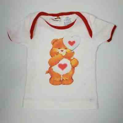 Vintage Care Bears Tenderheart Bear Infant Shirt Size 3 Months 1983 AGC Doll