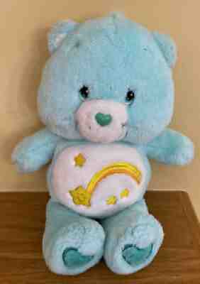 2002 Care Bears Wish Bear Mint Green Plush Stuffed Animal with Shooting Star 13