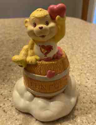 Playful Heart Monkey Ceramic Bank, Fun Fund, Vintage, Care Bear Cousin, Rare