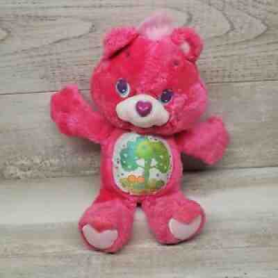 Vtg 1991 Care Bears Pink Friend Bear Tree Tummy Environmental Plush Kenner 12in