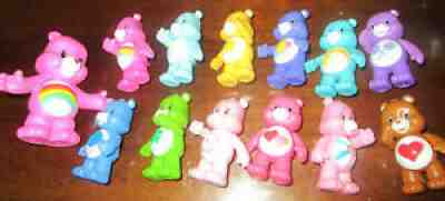 13pc. CARE BEAR FIGURES MAKE GOOD CAKE TOPPERS