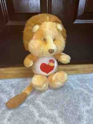 Vintage Care Bears Carebear Cousin Brave heart lion Plush Stuffed animal 14
