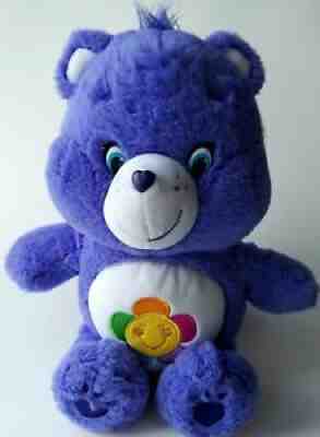 Care Bear Plush 2015 - Purple Harmony - Flower Smile Rainbow 13â? Stuffed Animal