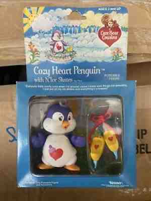 1985 Care Bears Cozy Heart Penguin with N'Ice Skates