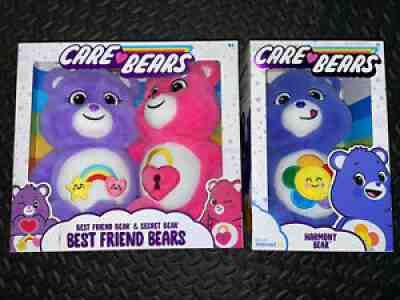 2021 Care Bears Exclusive Lot NEW Harmony Bear and Best Friend Bear 2pk!