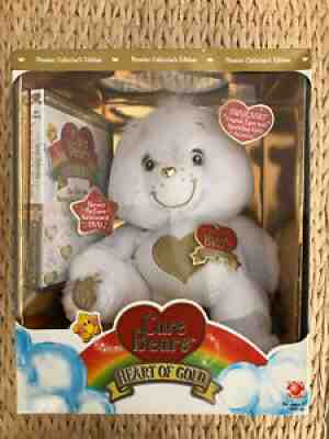 Care Bears White Heart of Gold Bear Collector's Edition Swarovski 2008 Sealed!!!