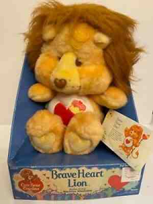 Care Bears Cousins Brave Heart Lion Vintage 1985 New in Box w/ Tag Kenner #61940