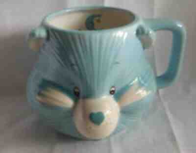 Care Bears 80's Blue Bedtime Bear American Greetings Coffee Mug Cup 53032 USA