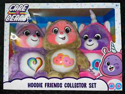Care Bears Hoodie Friends Collector Set 12â? Plush NEW