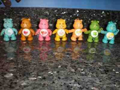 VINTAGE LOT of Care Bears Figures Bedtime Good Luck Birthday Friend Wish + MORE!