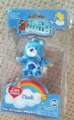 Care Bears Plush Super Impulse Worlds Smallest Grumpy Bear Blue Sealed New NIP