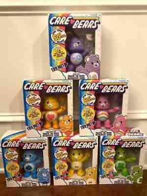 Care Bears 5â? Figure Set Cheer Good Luck Grumpy Share Funshine Tenderheart Bear