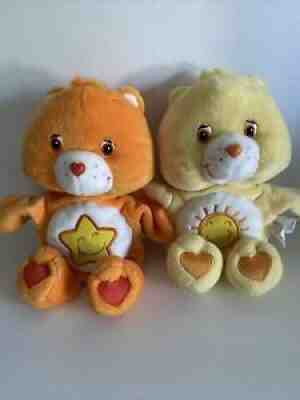 Care Bears Friendship Bear Hand Puppet Orange & Yellow Friend Soft Toy,