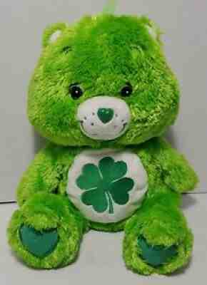2006 Care Bears Good Luck Bear Plush Stuffed Animal 13â? Soft Floppy Fluffy